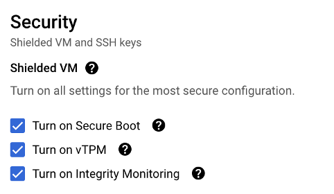 Enabling Shielded VM in Google Cloud