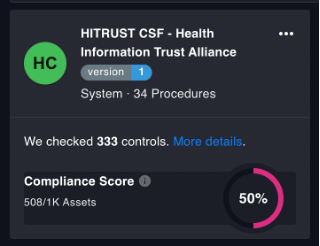 HITRUST in Cyscale